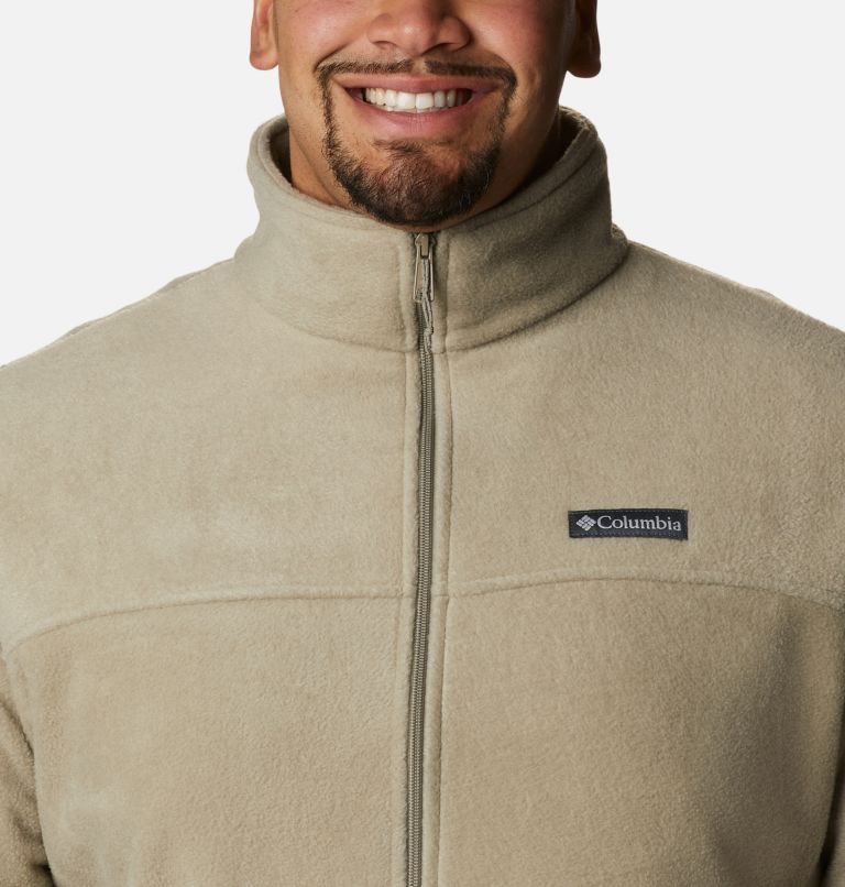 Men's Columbia Steens Mountain 2.0 Full Zip Fleece Jackets Olive | Plus Size CA-FA85C